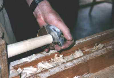 Craftsman Using End Rounder